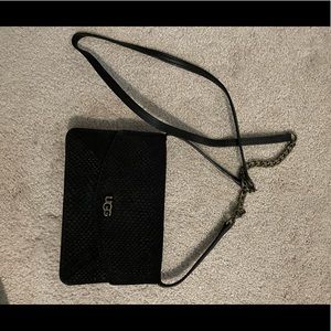 Ugh black textured crossbody!